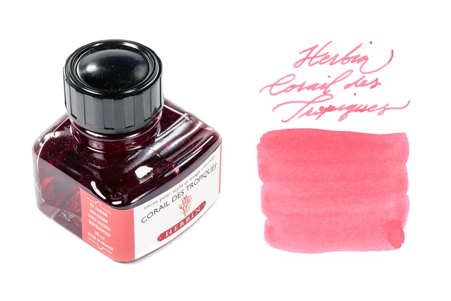 Herbin Corail Des Tropiques - 30ml Bottled Ink 3 Herbin Corail Des Tropiques - 30ml Bottled Ink