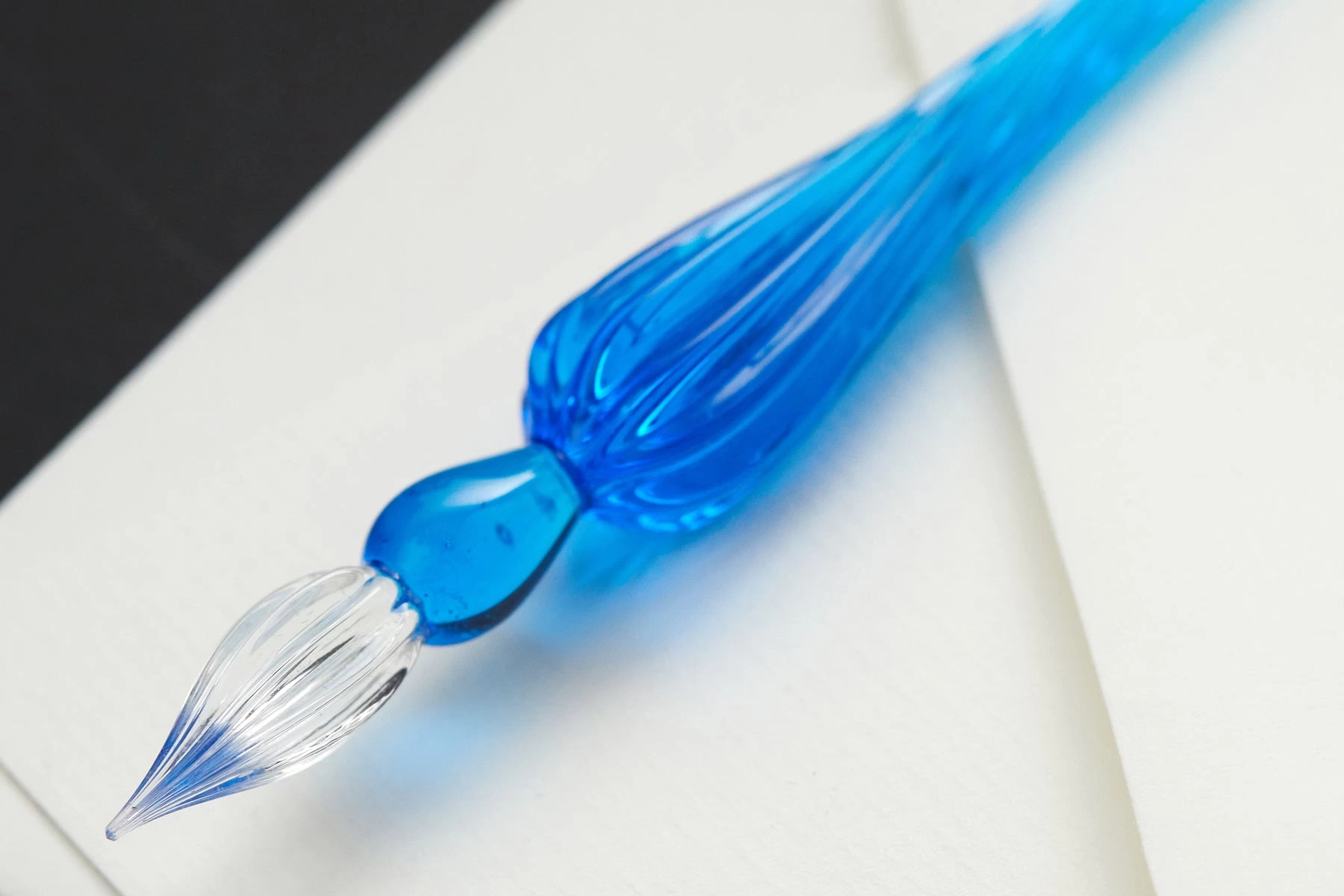 Herbin Round Glass Dip Pen - Blue 6 Herbin Round Glass Dip Pen - Blue - Image 4
