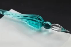 Herbin Round Glass Dip Pen - Green -Office Tools Herbin RoundGlassDipPen Turquoise 3