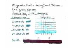 Organics Studio Henry David Thoreau Walden Pond - 55ml Bottled Ink -Office Tools IR OrganicsStudio HenryDavidThoreau