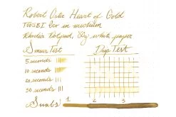 Robert Oster Heart Of Gold - Ink Sample -Office Tools IR RobertOster HeartOfGold a2710da7 2619 4f10 bdac 01164f9d32dc