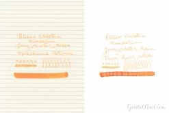 Pelikan Edelstein Mandarin - Ink Sample -Office Tools InkReview PelikanEdelstein Mandarin 3
