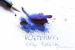 Platinum Blue-Black - Ink Sample 12 Platinum Blue-Black - Ink Sample -Office Tools InkReview Platinum BlueBlack 1