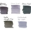 Grey Ink Sample Set -Office Tools InkSampleSet Grey 2023 SwabText