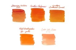Orange Ink Sample Set -Office Tools InkSampleSet Orange 2023 SwabText