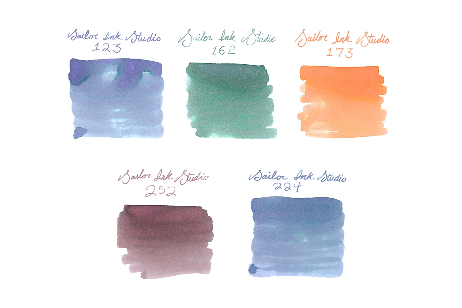 Sailor Ink Studio Ink Sample Set 3 Sailor Ink Studio Ink Sample Set