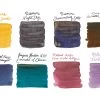 Shimmering Best Sellers - Ink Sample Set -Office Tools InkSampleSet TopShimmers 2023 SwabText