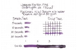 Jacques Herbin 1798 Amethyste De L'Oural - Ink Sample -Office Tools JacquesHerbin 1670 AmethysteDeLOural InkReview Rhodia 80g 1 9af4d9d5 1c03 40df 8214 650e7d12b0d3