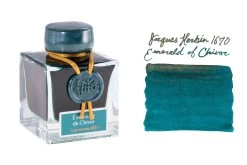 Jacques Herbin 1670 Emerald Of Chivor - 50ml Bottled Ink 19 Jacques Herbin 1670 Emerald Of Chivor - 50ml Bottled Ink -Office Tools JacquesHerbin 1670 EmeraldofChivor BS SwabText