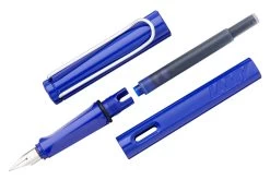 LAMY Safari Fountain Pen - Blue 13 LAMY Safari Fountain Pen - Blue -Office Tools LAMY Safari Blue OW 3