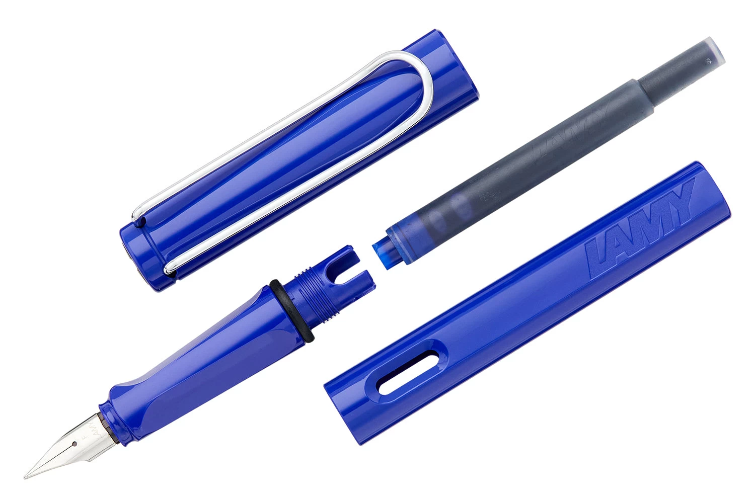LAMY Safari Fountain Pen - Blue 5 LAMY Safari Fountain Pen - Blue - Image 3