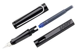 LAMY Safari Fountain Pen - Black 13 LAMY Safari Fountain Pen - Black -Office Tools LAMY Safari ShinyBlack OW 3