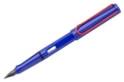 LAMY Safari Fountain Pen - Blue/red (limited Production)