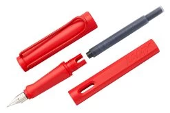 LAMY Safari Fountain Pen - Strawberry (special Edition) -Office Tools LAMY safari strawberry OW 3