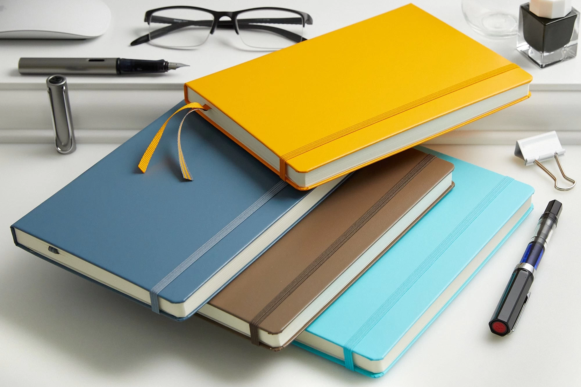 Leuchtturm1917 Medium A5 Notebook - Stone Blue, Dot Grid 11 Leuchtturm1917 Medium A5 Notebook - Stone Blue, Dot Grid - Image 9