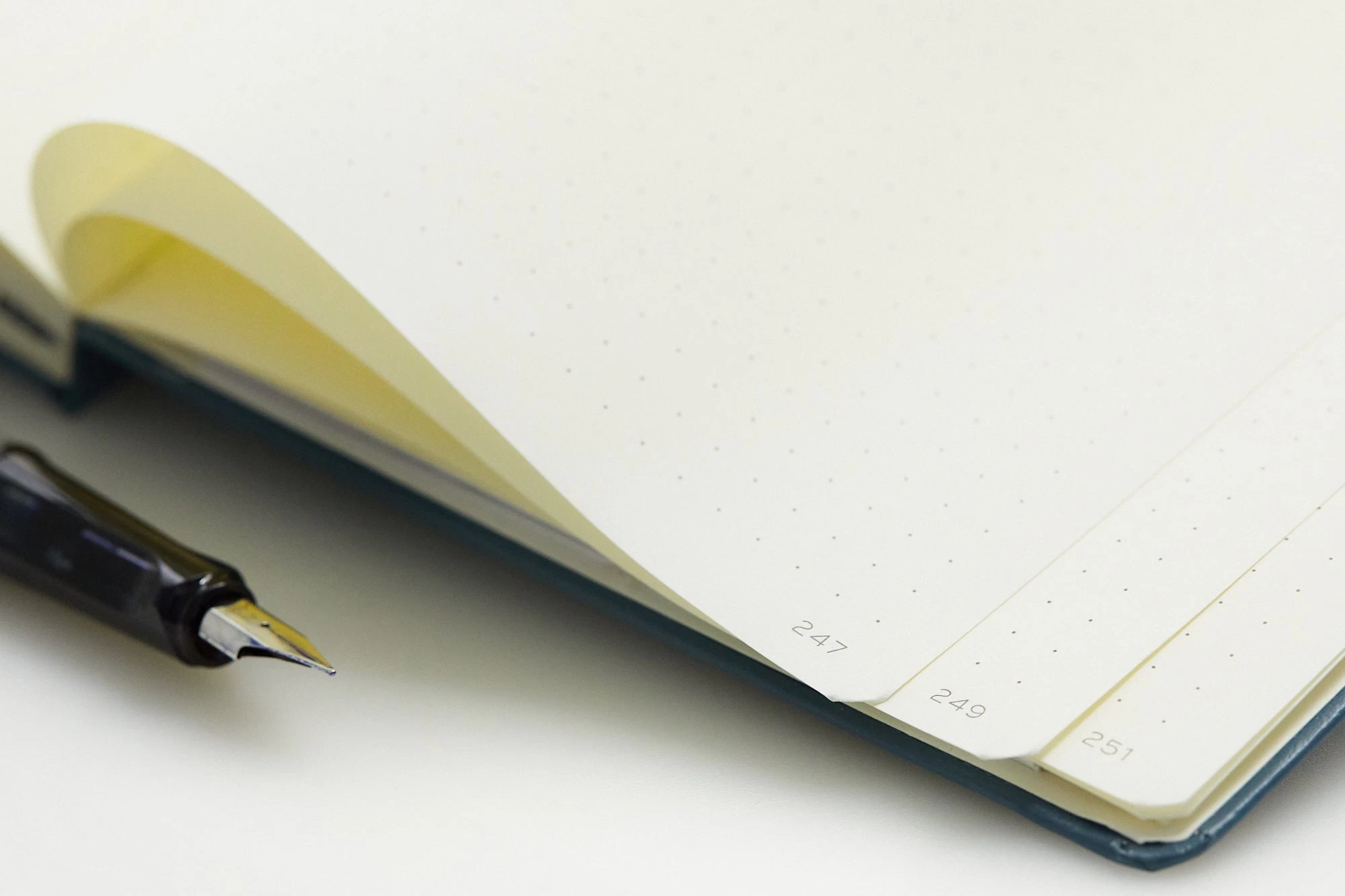 Leuchtturm1917 Medium A5 Notebook - Stone Blue, Dot Grid 8 Leuchtturm1917 Medium A5 Notebook - Stone Blue, Dot Grid - Image 6