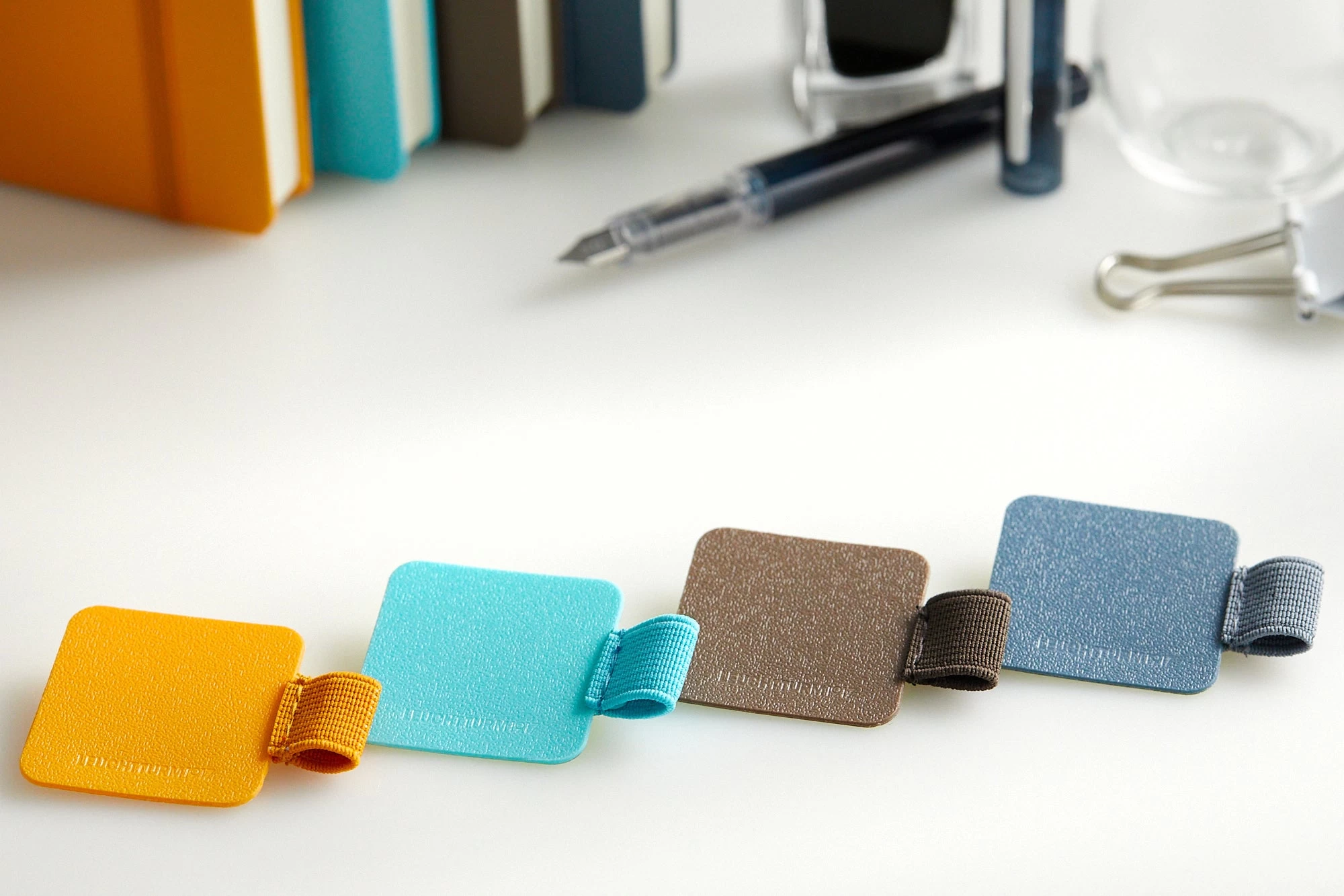 Leuchtturm1917 Pen Loop - Stone Blue 6 Leuchtturm1917 Pen Loop - Stone Blue - Image 4