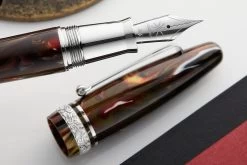 Maiora Ogiva Fountain Pen - Brown -Office Tools Maiora Ogiva GoldenAge Brown 4