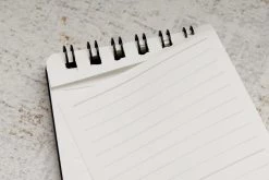 Maruman Mnemosyne N193 Notepad - Lined -Office Tools Maruman Mnemosyne N193 A7Notepad Lined Detail Perforation 1