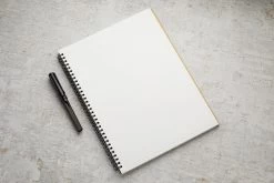 Maruman Mnemosyne N199 A4 Notebook - Lined -Office Tools Maruman Mnemosyne N199 A4Notebook Lined Detail Inside 1