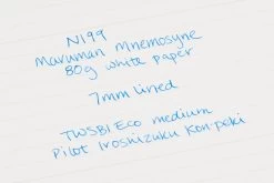 Maruman Mnemosyne N199 A4 Notebook - Lined -Office Tools Maruman Mnemosyne N199 A4Notebook Lined WritingSample 7mm 80g White 1