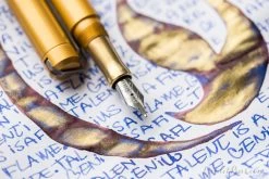 Diamine Blue Flame - Ink Sample -Office Tools MondayMatchup DiamineBlueFlame KarasKustomsGold 3