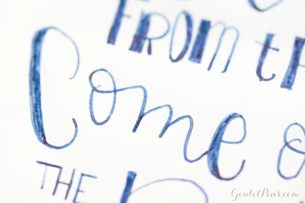 Platinum Blue-Black - Ink Sample 7 Platinum Blue-Black - Ink Sample - Image 5