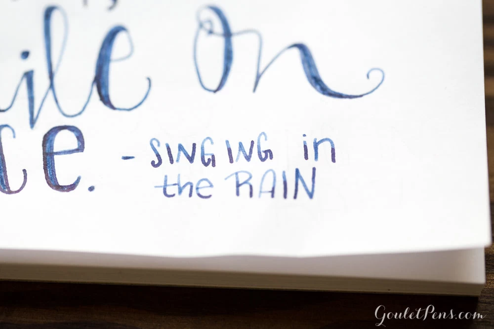 Platinum Blue-Black - Ink Sample 6 Platinum Blue-Black - Ink Sample - Image 4