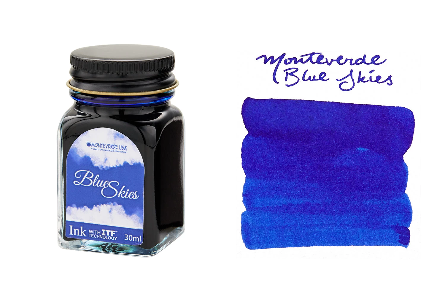 Monteverde Innova Fountain Pen And Ink Set - Blue Skies (Special Edition) 15 Monteverde Innova Fountain Pen And Ink Set - Blue Skies (Special Edition) - Image 13