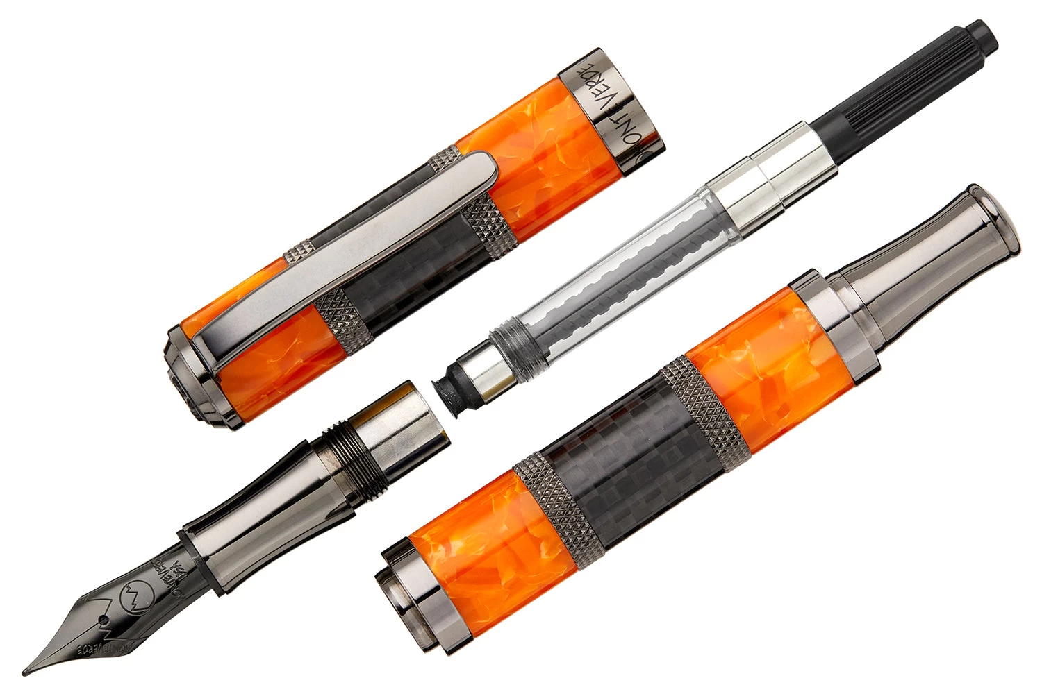 Monteverde Regatta Sport Fountain Pen - Orange 5 Monteverde Regatta Sport Fountain Pen - Orange - Image 3