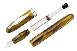 Noodler's Ahab Flex Fountain Pen - Mesa Tortoise 9 Noodler's Ahab Flex Fountain Pen - Mesa Tortoise -Office Tools Noodlers Ahab MesaTortoise OW 3