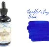 Noodler's Baystate Blue - 4.5oz Bottled Ink With Free Charlie Pen -Office Tools Noodlers BaystateBlue BS 4.5 SwabText