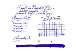 Noodler's Baystate Blue - 3oz Bottled Ink -Office Tools Noodlers BaystateBlue InkReview Rhodia 80g 1