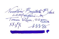 Noodler's Baystate Blue - 3oz Bottled Ink -Office Tools Noodlers BaystateBlue InkReview TomoeRiver 52g 1