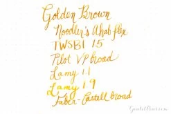 Noodler's Golden Brown - Ink Sample -Office Tools Noodlers GoldenBrown 1