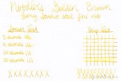 Noodler's Golden Brown - Ink Sample -Office Tools Noodlers GoldenBrown 3