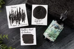 Noodler's Heart Of Darkness - 4.5oz Bottled Ink With Free Charlie Pen -Office Tools Noodlers HeartOfDarkness InkReview 2