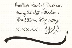Noodler's Heart Of Darkness - Ink Sample -Office Tools Noodlers HeartOfDarkness InkReview Leuchtturm1917 80g 1 187459e2 0473 4a7b 9316 a0d4ee1b83b8