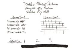 Noodler's Heart Of Darkness - Ink Sample -Office Tools Noodlers HeartOfDarkness InkReview Rhodia 80g 1 43d8e6b6 184c 4a98 ada9 22e2f4d55468