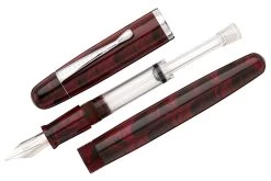 Noodler's Neponset Ebonite Flex Fountain Pen - Red Rebellion -Office Tools Noodlers Neponset Ebonite RedRebellion OW 3