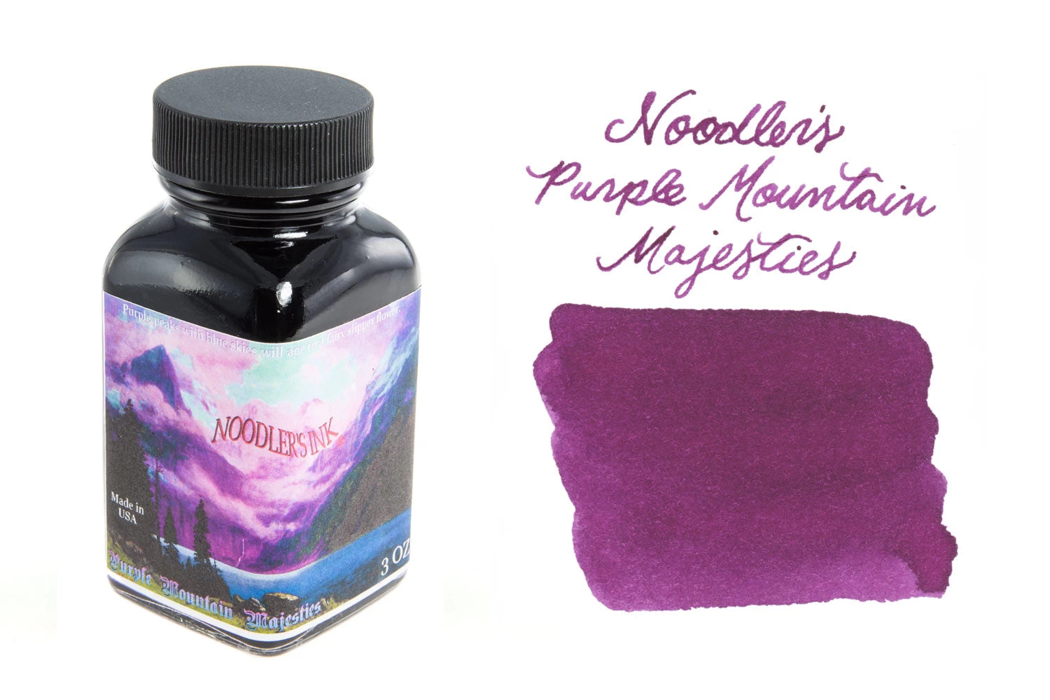 Noodler's Purple Mountain Majesties - 3oz Bottled Ink 3 Noodler's Purple Mountain Majesties - 3oz Bottled Ink