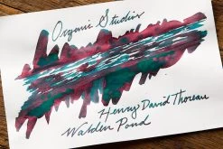 Organics Studio Henry David Thoreau Walden Pond - 55ml Bottled Ink -Office Tools OrganicStudios WaldenPond InkReview 4