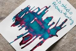 Organics Studio Aldous Huxley Old World Blue - 55ml Bottled Ink -Office Tools OrganicsStudio AldousHuxley InkReview 3