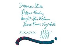 Organics Studio Aldous Huxley Old World Blue - 55ml Bottled Ink -Office Tools OrganicsStudio AldousHuxley InkReview TomoeRiver 52g 1