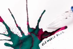 Organics Studio Aldous Huxley Old World Blue - 55ml Bottled Ink -Office Tools OrganicsStudio AldousHuxley Splatter 3