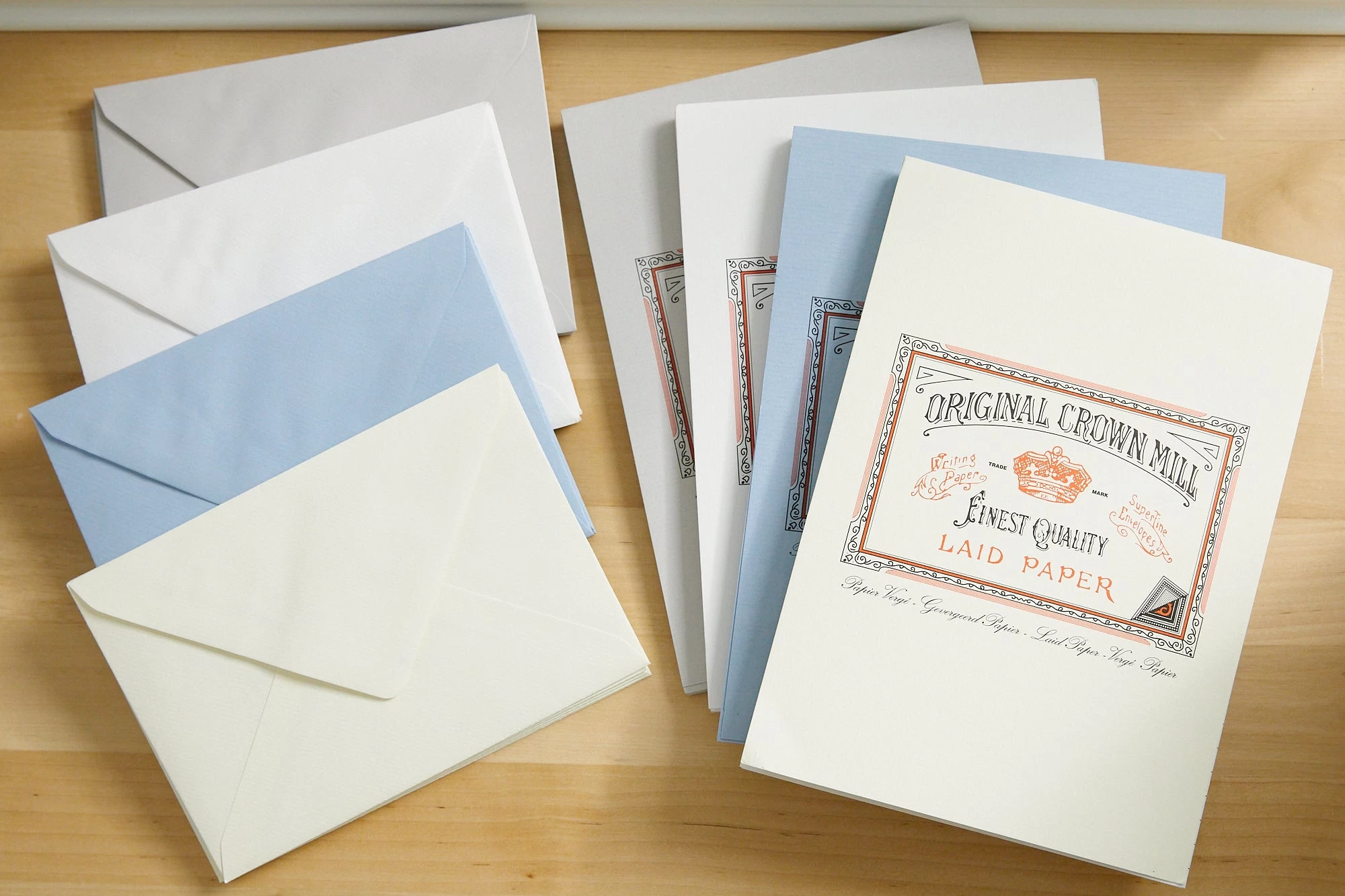 Original Crown Mill Classic Laid Small Envelopes - Cream 10 Original Crown Mill Classic Laid Small Envelopes - Cream - Image 8