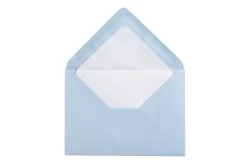 Original Crown Mill Classic Laid Small Envelopes - Light Blue -Office Tools OriginalCrownMill ClassicLaidSmallEnvelopes LightBlue OW 2