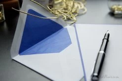 Original Crown Mill Bicolor A5 Correspondence Set - White/Royal Blue -Office Tools OriginalCrownMill CorrespondenceSet WhiteBlue 4