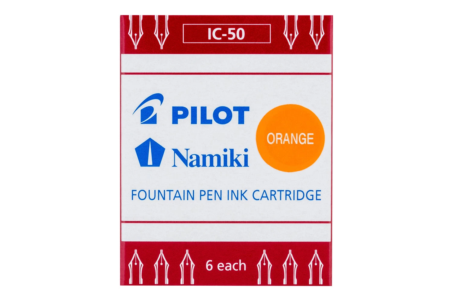 Pilot Namiki Orange - Ink Cartridges 6 Pilot Namiki Orange - Ink Cartridges - Image 4