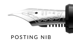 Pilot Custom Heritage 912 Fountain Pen - Black -Office Tools Pilot Custom 912 Black OW Nib Posting 1